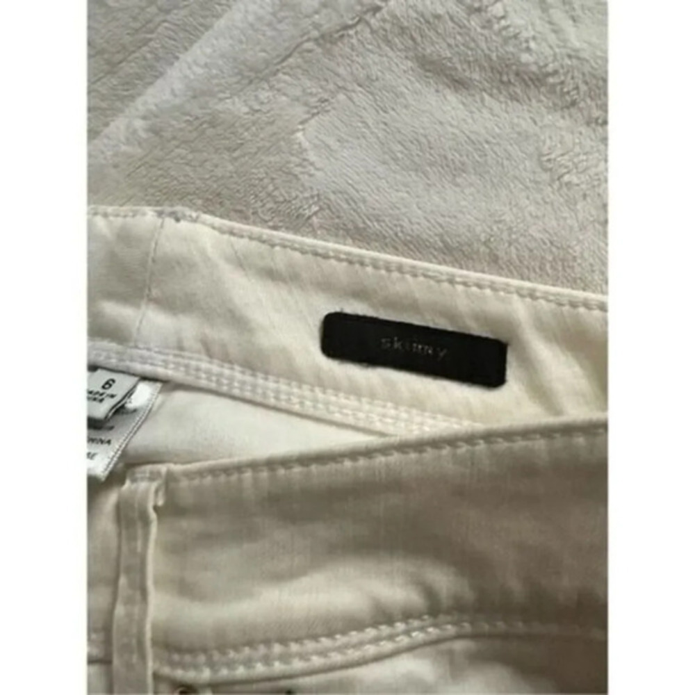 Cache Ankle Length Skinny Size 6 NWT White - Picture 6 of 6